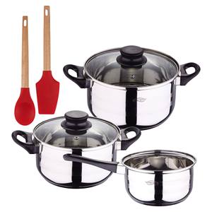 Set di pentole Toledo da 5 pezzi adatto per induzione + set di pentole Bergner EXCALIBUR da 2 pezzi - Product Image 1