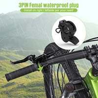 Kit de conversion de moteur central sans balais 300X 250W à 1000W avec accélérateur à pouce éco-responsable à courant continu pour vélo électrique