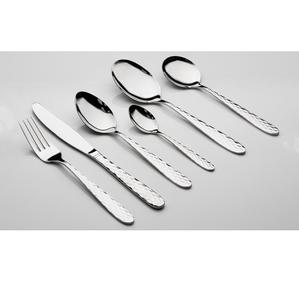 Ensemble de couverts en métal de bonne qualité avec poignée unie finition argentée pour les hôtels et les restaurants - Product Image 5