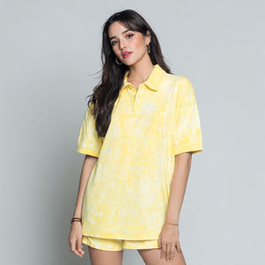 Camisa Holgada de Estilo Urbano para Mujer, Lavada a la Piedra, con Hombros Caídos - Product Image 4