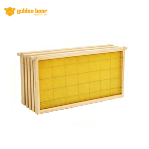 Marcos de Madera para Colmenas Langstroth con Lámina de Cera Amarilla Previamente Encuadernada, Equipo de Apicultura - Product Image 3