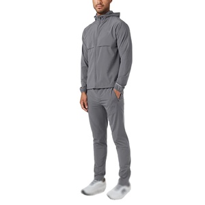 Conjunto Deportivo de Otoño para Hombre, Diseño Nuevo, Ligero, Transpirable y Resistente al Viento, en Poliéster/Algodón, Venta Caliente OEM - Product Image 4