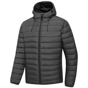 Nuevo producto cortavientos al por mayor, chaquetas de invierno para hombre, chaqueta acolchada de manga larga transpirable con cuello con capucha para hombre - Product Image 3