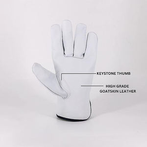 Nuevo conductor de alta calidad, soldador de cuero, conductor resistente al desgaste, aislamiento térmico, protección laboral, guantes de soldadura - Product Image 3