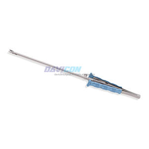 ที่จับเข็มสแตนเลส ปากตรงสั้น พร้อมหัว WTC แบบมีล็อค ขนาดแกน 5 มม. ความยาวใช้งาน 6.75 นิ้ว (17 ซม.) ด้ามจับแบบบีบ - Product Image 2