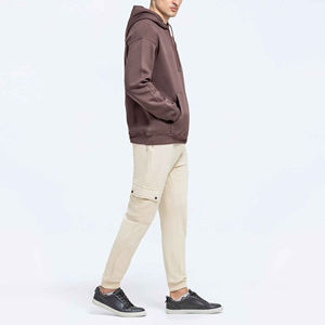 Sudaderas con capucha de lana de mezcla de algodón de peso pesado para hombre, sudaderas básicas de algodón 100% impresas personalizadas para invierno, sudaderas con capucha de alta calidad para hombre - Product Image 4