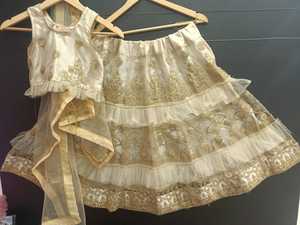 Filet de broderie pour filles, vêtement de fête traditionnel, Design Chaniya choli Lengha, vente en gros - Product Image 3