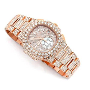 Marque nouvelle haute qualité entièrement personnalisé glacé diamant Moissanite montre pour hommes Hip Hop diamant bijoux montre cadeau - Product Image 2
