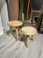 Tabouret de haute qualité Chaise pouf rond Charlotte Perriand Tabouret Meribel Tabouret