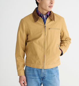 Chaqueta de trabajo de lona de alta calidad para hombre para primavera invierno nueva moda algodón poliéster tela ropa de calle bolsillo bordado - Product Image 3