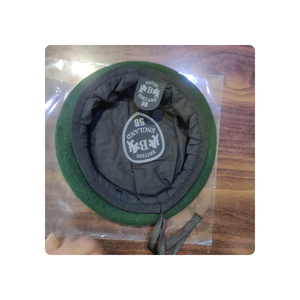 Unisex Lightweight <b>Wool</b> Leather <b>Berets</b> Custom Jungle Tactical Cap for Winter Outdoor Activities-Cycling & Hiking Wholesale - Product Image 1