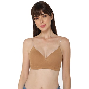 สปอร์ตบราดันทรงสำหรับผู้หญิงชุดออกกำลังกายสีพื้นแห้งเร็วระบายอากาศได้ดีปรับแต่งได้ - Product Image 6