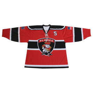 Uniforme de Hockey sobre Hielo Personalizado 100% Poliéster, Ropa de Equipo para Jugadores Profesionales, Diseño Antibacteriano y Transpirable, Diseña el Tuyo Propio - Product Image 1