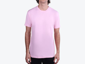 เสื้อยืดคอกลมชายหญิงเสื้อยืดสีแดงเข้มเสื้อยืดคอลูกเรือแบบพรีเมี่ยม - Product Image 5