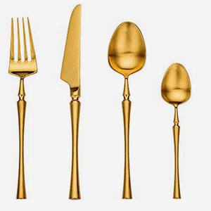 Vente en gros solide au prix le plus bas de service de couverts de Noël Coffret cadeau de couverts de luxe en acier inoxydable argenté de haute qualité - Product Image 3