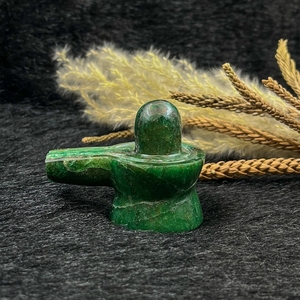 Đá Quý Tự Nhiên Màu Xanh Lá Cây Ngọc Khắc Đá Quý <span class=keywords><strong>Shivling</strong></span> Tinh Thể Đá Thủ Công <span class=keywords><strong>Shiva</strong></span> <span class=keywords><strong>Lingam</strong></span> Bán Buôn Cổ Khắc Khắc Món Quà Ý Tưởng - Product Image 3