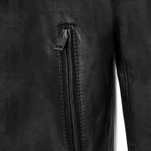 Chaqueta de Cuero para Hombre, Estilo Motero Clásico, Chaquetas de Cuero para Hombre, Nuevo Modelo, Chaqueta de Cuero de Diseño de Moda de Alta Calidad para Hombre - Product Image 3