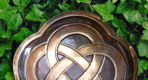 อ่างอาบน้ำนกแบบมีปมทำจากทองแดงในสวนทนทานต่อสภาพอากาศใช้อาบน้ำนกน้ำพุน้ำกลางแจ้งและอ่างอาบน้ำนก - Product Image 4