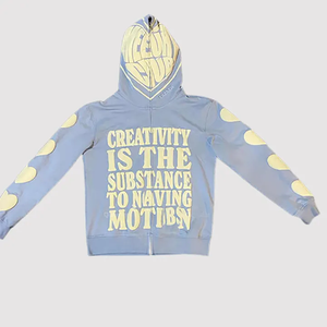 Clothing Manufacturers Custom Men's Heavyweight French Terry Pullover Hoodie Oversized Polyester/Cotton 3D Puff Printing Autumn - Product Image 1