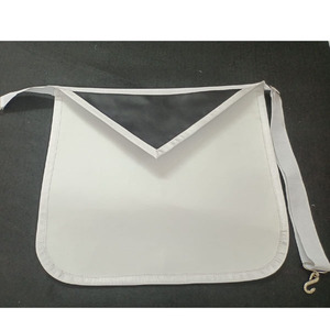 Nouveau artisanat maçonnique MM maître maçons tablier avec poche Regalia mm 3ème degré maçonnique passé maître tablier bleu soie bordure argent - Product Image 3