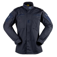 Uniforme de sécurité d'hiver professionnel pour hommes, élégant, respirant, à séchage rapide, bleu foncé, polyester ripstop, camouflage, style ACU