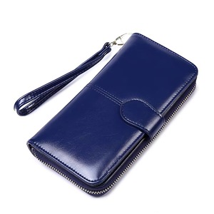 Portefeuille femme léger personnalisable de haute qualité Portable multi-cartes en cuir PU longue fermeture éclair étanche grande capacité - Product Image 4