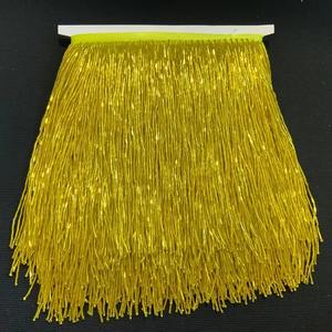 Fabulosa Ribete de Flecos con Cuentas de Vidrio y Cuentas Cosidas a Mano, Elegante Adorno de Cuentas para Vestidos de Baile - Product Image 3