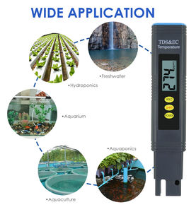 Testeur de qualité de l'eau numérique 2 en 1 TDS et EC, mètre de poche professionnel pour l'hydroponie, l'aquaculture et la recherche - Product Image 2