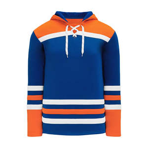 Sweat-shirt de hockey personnalisé en gros, pas cher et unique, sweat-shirt de hockey en twill, sweat-shirt de hockey sur glace avec capuche, lacets, service OEM - Product Image 3
