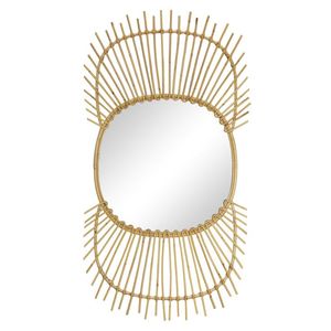 Cadre de miroir en métal tendance décoration murale à bas prix miroir mural de forme ovale pour la décoration de la maison miroir élégant décoration murale - Product Image 4