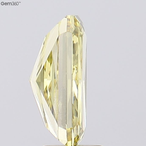 Aniva 4.73CT VS2แล็บปลูก CVD เพชรสี่เหลี่ยมมุมฉากสีเหลืองสดใสได้รับการรับรองคุณภาพ VS2 4.73กะรัตเพชรที่ปลูกในห้องทดลอง - Product Image 3