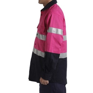Taux raisonnable Hommes Hi VIs Chemise de sécurité poids léger tissu durable meilleur design Hommes Hi VIs Chemise de sécurité avec manches complètes - Product Image 5