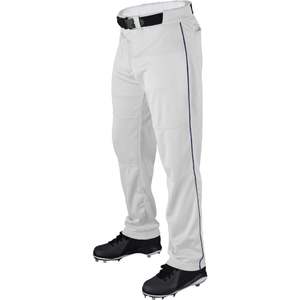 Pantalones de béisbol en blanco grises de poliéster 100% sublimados personalizados para hombre al por mayor con logotipo personalizado e impresión, - Product Image 6
