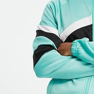 Conjunto de chándal antibacteriano transpirable sólido de dos piezas para hombre 2025, colores personalizados de alta calidad, nuevo diseño de invierno, precio al por mayor - Product Image 3