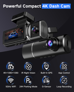 4G Side View Wifi Dash Cam xe phía trước <span class=keywords><strong>camera</strong></span> giám sát 4k an ninh Xe DVR <span class=keywords><strong>Camera</strong></span> cho xe ô tô - Product Image 2