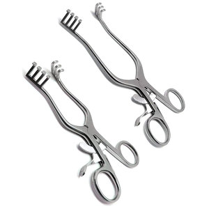 Instruments chirurgicaux généraux professionnels en acier inoxydable de 4.5 \ "de haute qualité de rétracteur Weitlaner auto-retenu 2x3 broches - Product Image 1