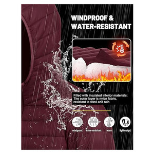 Veste d'hiver isolée légère et compressible pour hommes, manteau en duvet alternatif résistant à l'eau de haute qualité - Product Image 3