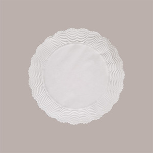 500 Pieces 28cm Diameter <b>Embossed</b> Greaseproof White <b>Paper</b> for Sub-Fried Food Packaging - Product Image 5