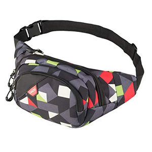 Sac banane de randonnée extérieur de haute qualité, motif personnalisé tendance, sac de taille en cuir, sac de poitrine de voyage pas cher - Product Image 2