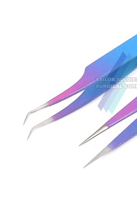 Meilleur design Logo personnalisé Matériau en acier inoxydable Instruments de beauté Pince à sourcils Service OEM - Product Image 5