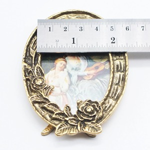 Stylish <b>Black</b> Metal Floral Design <b>Frame</b> Elegant Decorative Picture Holder Tabletop <b>Photo</b> Display for Home Office Art Gift Decor - Product Image 4