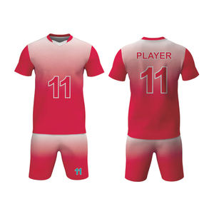 Dernière conception de vêtements de volley-ball de couleur unie fabriqués en usine avec ensemble d'uniformes d'impression personnalisés - Product Image 1