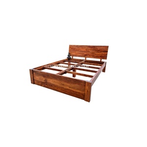 Meubles de chambre à coucher de mariage faits à la main Meilleures ventes Meubles de lit de ferme et de salon en bois Décoration de meubles classiques - Product Image 1