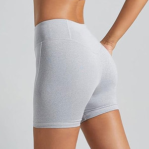 ชุดกีฬาโยคะของผู้หญิงกางเกงขาสั้นเอวต่ำออกแบบได้ตามที่ต้องการ - Product Image 6