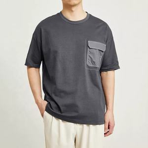 Camiseta de Hombre 100% Algodón, Proveedor OEM |   Camiseta Urbana con Logotipo Personalizado, MOQ Bajo, Entrega Rápida, Ropa Casual Transpirable, Venta al por Mayor 2026 - Product Image 2