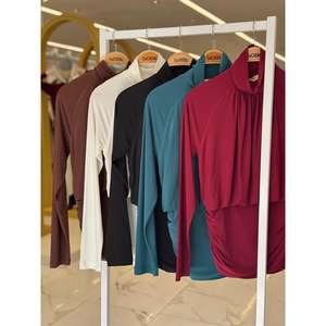 เสื้อเบลาส์คอเต่าผู้หญิง Sandy รุ่น Draped Detail คอลเลคชั่น 3480 - Product Image 2