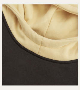 Nueva Sudadera con Capucha de Invierno para Hombre, Informal, de Algodón y Felpa, con Logotipo de Silicona Personalizado, Bloques de Color, Estilo Urbano - Product Image 6