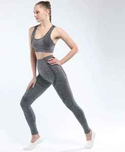 Ropa deportiva para mujer Conjunto de Yoga de 2 piezas Gimnasio Fitness Ropa deportiva Conjuntos de entrenamiento con Sujetador deportivo - Product Image 5