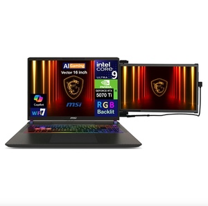 MSI vector Ai 16.0in แล็ปท็อปสำหรับเล่นเกม240Hz WQXGA Intel 9 275HX RTX 5070 Ti 12GB DDR5 2 OEM 8TB PCIe SSD - Product Image 2