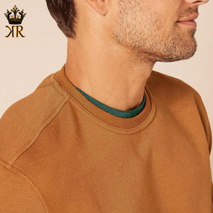 Nouveau sweat-shirt à col rond pour homme, décontracté, basique, hiver, col rond, thermique, 100% coton, couleur personnalisée, coupe ajustée, sweat-shirt doux - Product Image 3